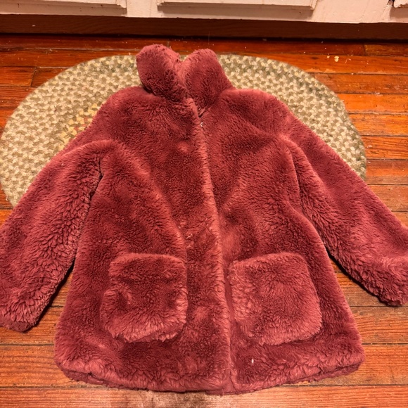 H&M Other - Cozy Kids Faux Fur Jacket - Pink by H and M size 6-6X girls